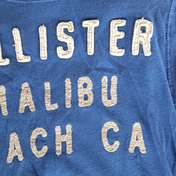 Y2K Hollister Malibu Beach 100% Cotton Long Sleeve Tee Unisex Soft Distressed - Picture 4 of 9